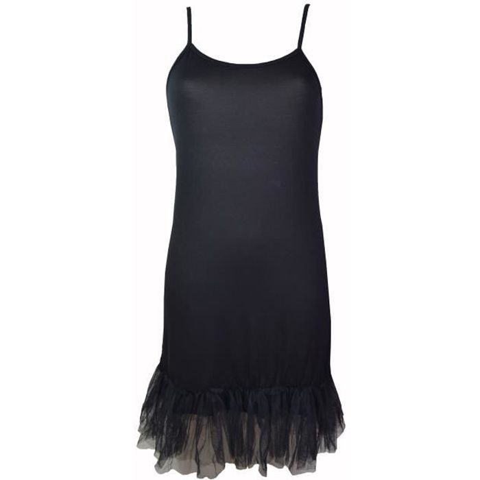 Fond de robe dentelle noir 2025