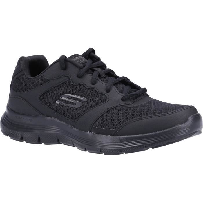 Baskets running mémoire forme Skechers noir femme