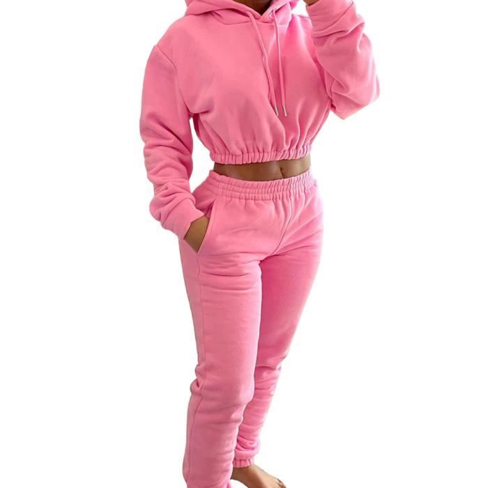 Tenue de sport rose sales