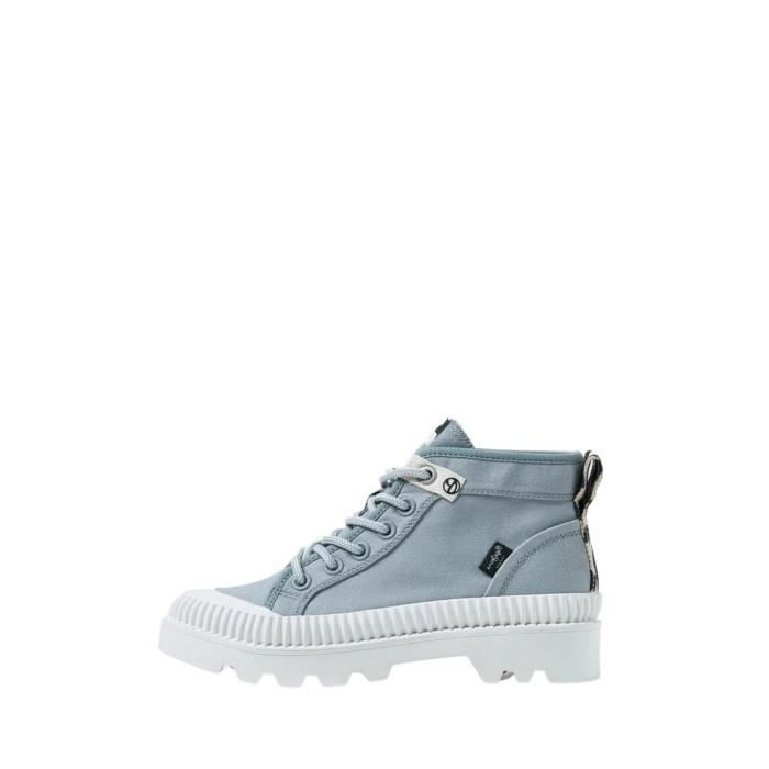 519 Baskets Montantes Femme Pepe Jeans Ref 55560 533 Bleu