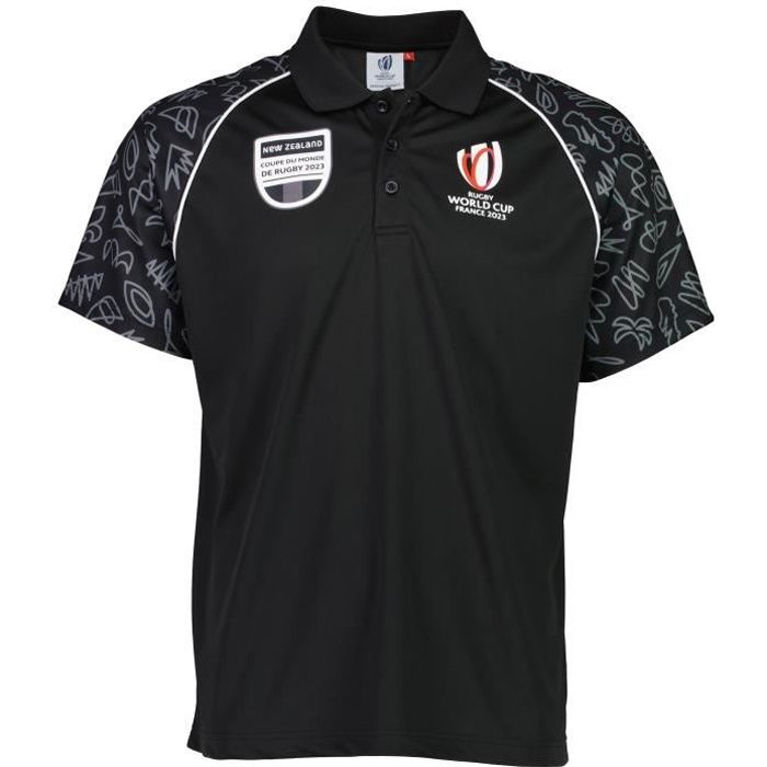 Polo New Zealand - RWC - Collection officielle Coupe du Monde de Rugby 2023