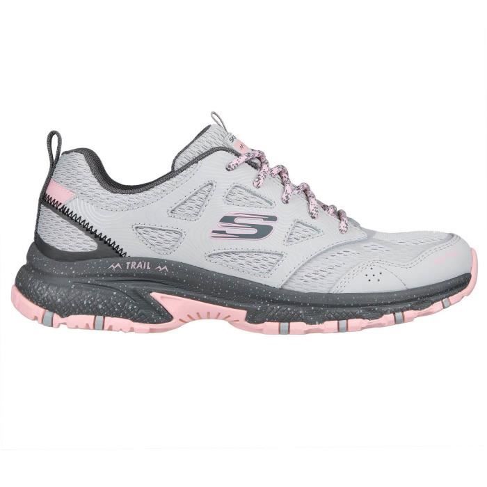 chaussures de running - skechers - hillcrest pure escape - gris - femme