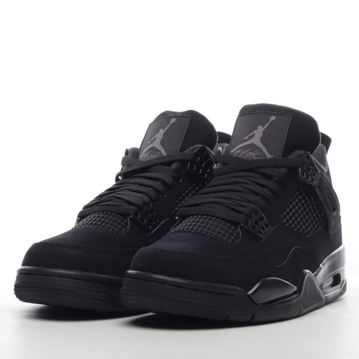 BASKETS x Air-Jordan 4 Retro Black Cat CU1110-010 Homme Femme Sz-44 Sy1 -  Cdiscount Chaussures