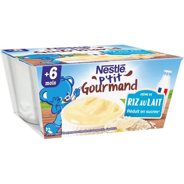 Nestle P Tit Gourmand Creme De Riz Au Lait 4x100 G Des 6 Mois Cdiscount Au Quotidien Nestle P Tit Gourmand Creme De Riz Au Lait 4x100 G Des 6 Mois Cdiscount Au Quotidien