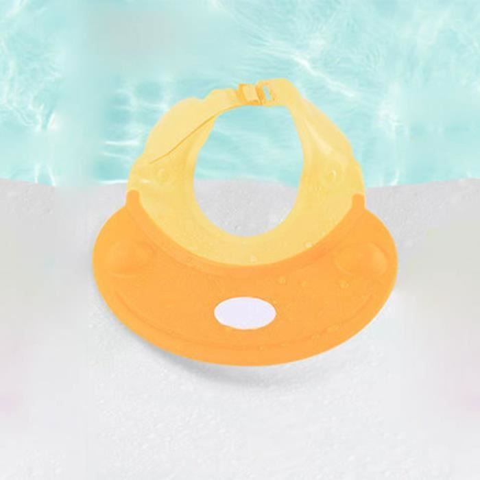 Samber Visière Bain Bébé Douche Casquette Bonnet De Bain Bébé Visière