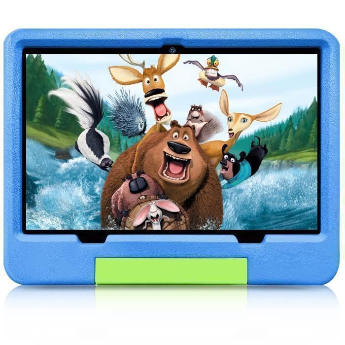 Tablette Enfants 8 Pouces – 4Go RAM 128Go ROM – Tablette Tactile Android 12 – Parental Contrôle – Google Playstore – Caméra HD IPS