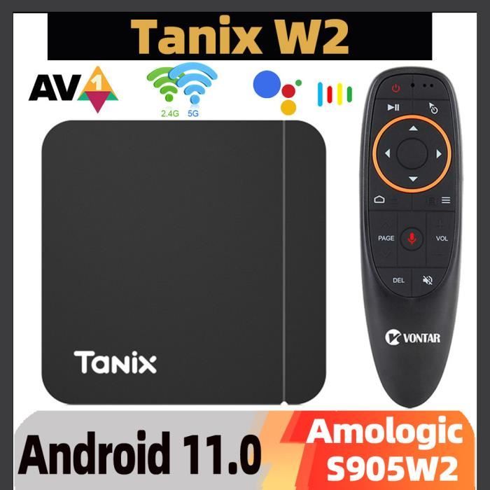 Tanix W2 Smart TV Box Android 11 Amlogic S905W2 2 Go+16 Go prise en ...