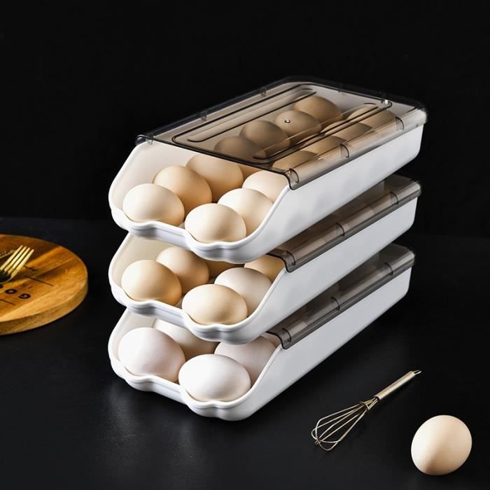 Boîte De Conservation Pour œufs - Plastique Transparent - Pour Réfrigérateur