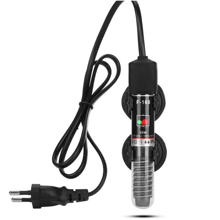 Comparer les prix de Shipenophy Chauffage Rod 50W tige chauffante pour aquarium Mini réservoirs de poissons température constante animalerie chauffage