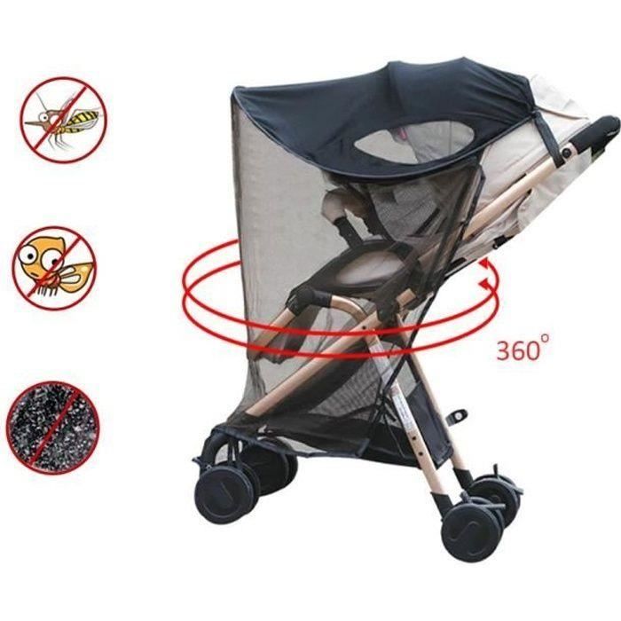 Breeze-Pare Soleil Poussette Universelle Anti uv Parasol Poussette avec  Moustiquaire Mailles Fines pour Bébé Poussette Noir - Cdiscount  Puériculture & Eveil bébé