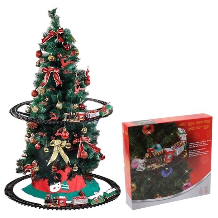 Ensemble de train électrique - SONEW - Jouet de Noël - Sons et lumières - Décoration intérieure - Mixte