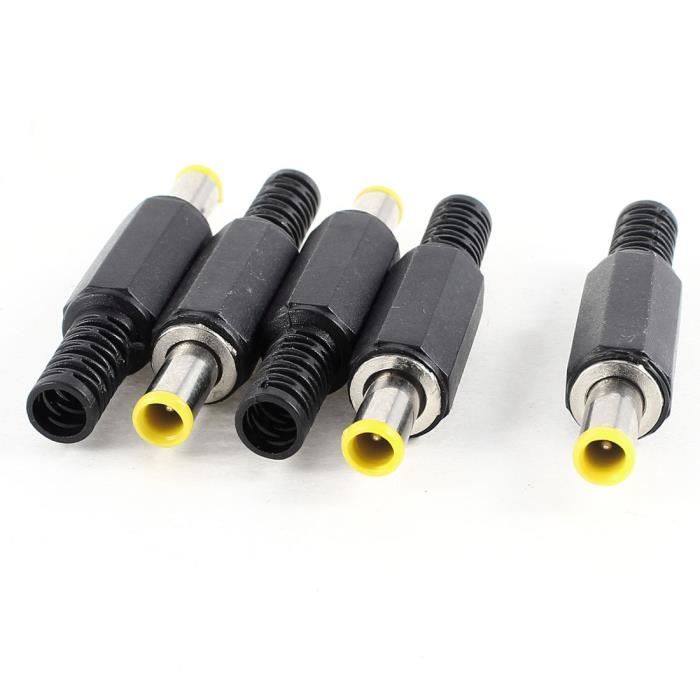 5pcs Fiche Dc Cable Jack Alimentation En Courant Connecteur Male 5mmx1mmx9mm Coupleur D Antenne Avis Et Prix Pas Cher Cdiscount