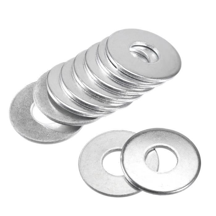 Lot De 100 Rondelles Plates Inox M2.5x6x0.5mm - Uxcell - Vis Et Boulonnerie