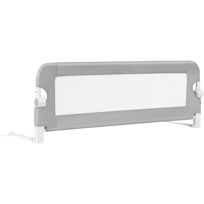 Barrière de lit Barrière de lit enfant 150 cm à levage vertical, barrière de lit de