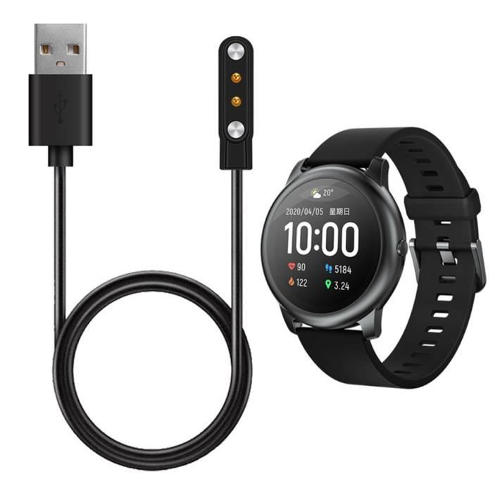 2 Pièces Magnétique Chargeur Montre Connectée 2 Pins 4mm Câble de