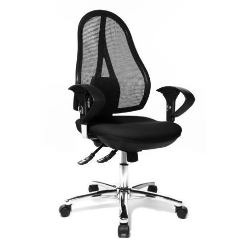 Chaise de bureau - TOPSTAR - OP290UG20 Open Point SY Deluxe - Dossier filet thermoactif - Assise anatomique - Réglable en hauteur Chaise de bureau - TOPSTAR - OP290UG20 Open Point SY Deluxe - Dossier filet thermoactif - Assise anatomique - Réglable en hauteur