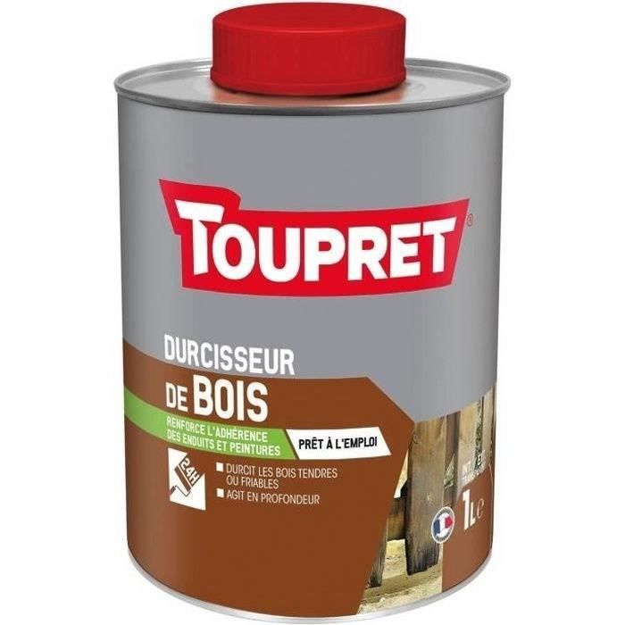 TOUPRET Durcisseur de bois Intérieur et extérieur liquide - 1 L