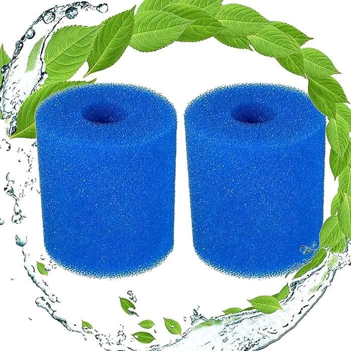 Lot De 4 éponges Filtrantes, Réutilisables Et Lavables Filtre En Mousse Pour Spas Piscines Convient Pour Intex S1 96935434