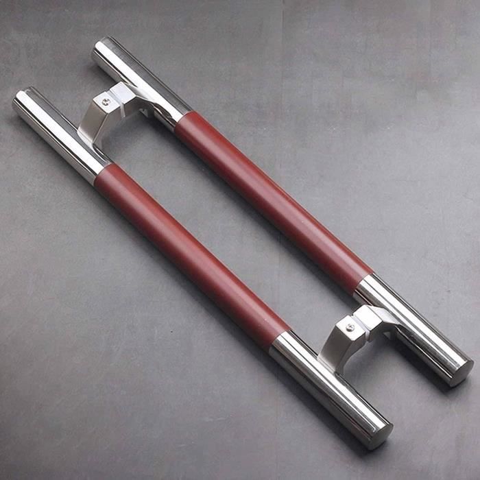 Poignée De Porte Chromée – Moderne Décorative Inox – Réf 60110312 (Neuf)