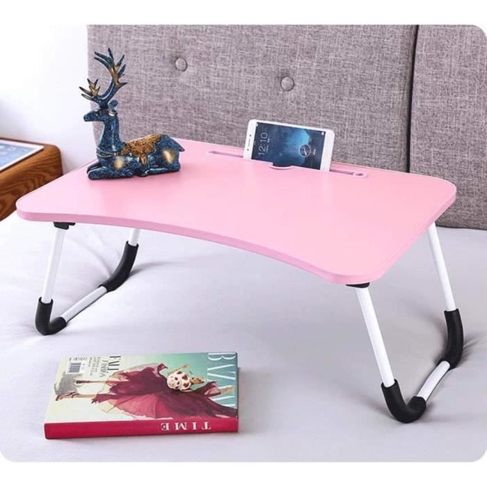 JEOBEST Table de Lit pour Ordinateur Portable, Réglable en Hauteur et JEOBEST Table de Lit pour Ordinateur Portable, Réglable en Hauteur et