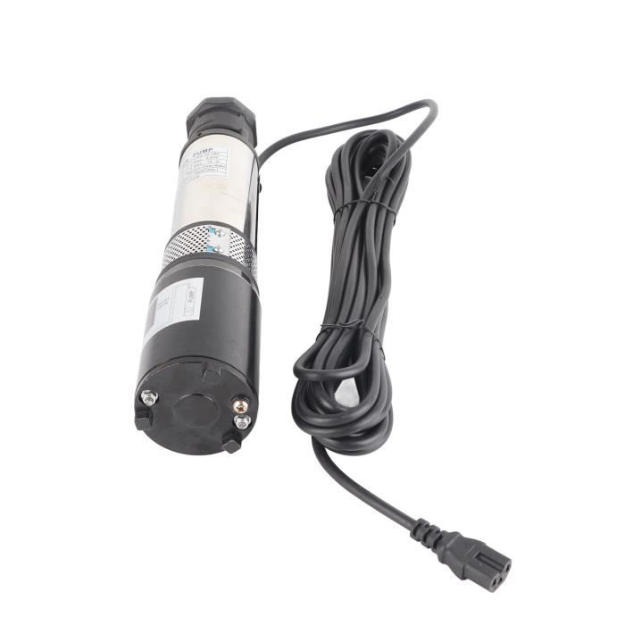 Pompe Solaire Submersible Eco-worthy 24V 140W - Pour Puits Profond 3 Pouces - Avec Contrôleur MPPT