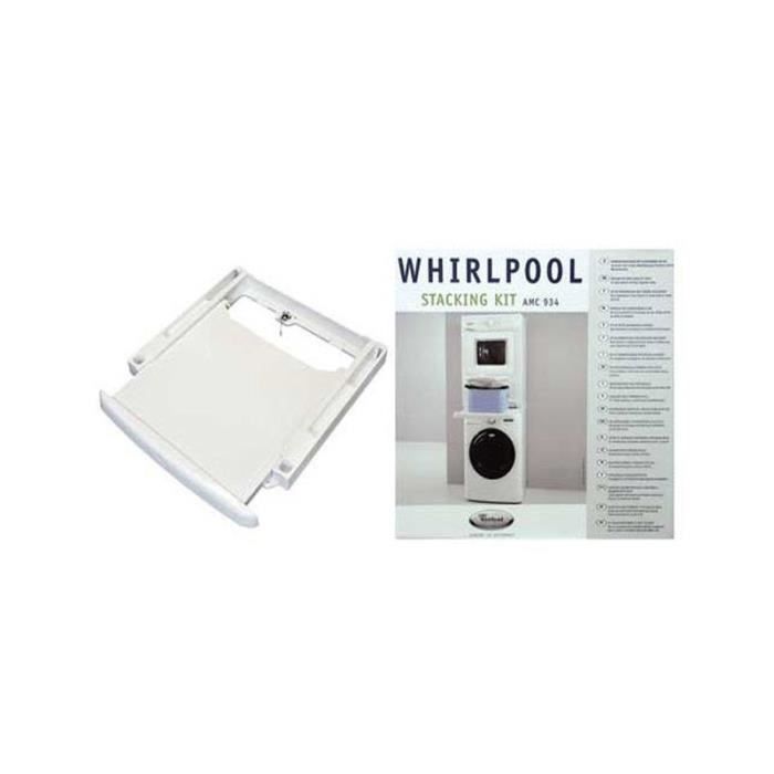 Kit de superposition avec tablette WHIRLPOOL Lave linge