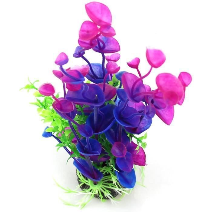 Meilleurs prix pour Plantes en Plastique d'Aquarium Artificiel Usines d'eau pour réservoir de poissons Aquarium Décor Décoration d'ornements Sous-marin