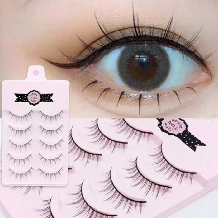 Faux Cils Naturels 3D Effet Vison - Mytex Shop - 1 Paire Volumisante Longue - Neuf