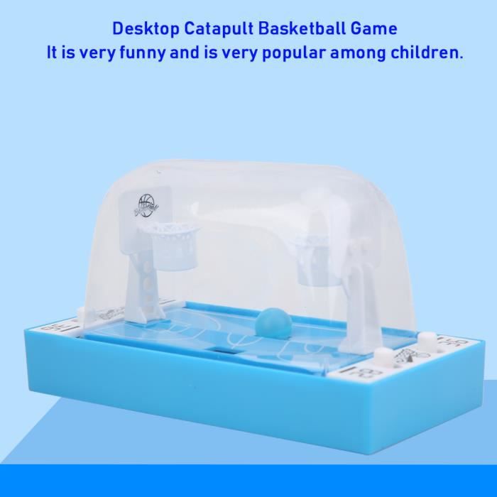 Machine de basket-ball de tir de doigt de mini jeu de société pour enfants Parent-enfant n4354