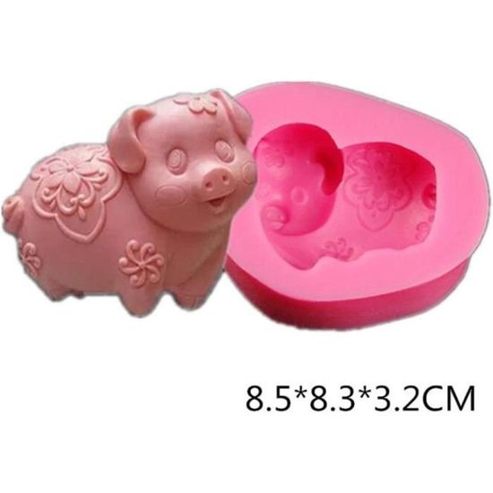 Moule Silicone 3D Forme Chien - Dimensions 20x17,3x4 Cm, Résiste -40°C à 230°C - Pour Gâteaux, Chocolats, Savons, Décoration