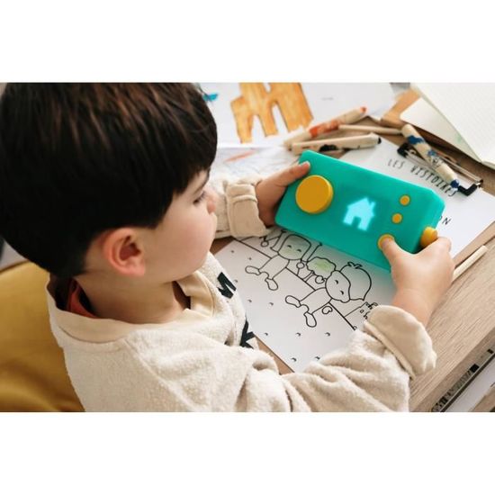 Lunii Ma Fabrique à Histoires Modèle 3 - Conteuse pour enfants de 3 à 8 ans  - Livre audio de 24 histoires interactives inclus - Cdiscount Jeux - Jouets