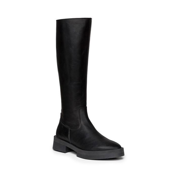 Bottes Hautes Genou Marron Steve Madden Pour Femme - Taille US 7, Cuir, Occasion