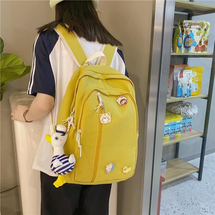 Sac à Dos Grand Format Motif Demon Hunter – Pour Filles, École, Voyage, Polyester Imperméable - 12