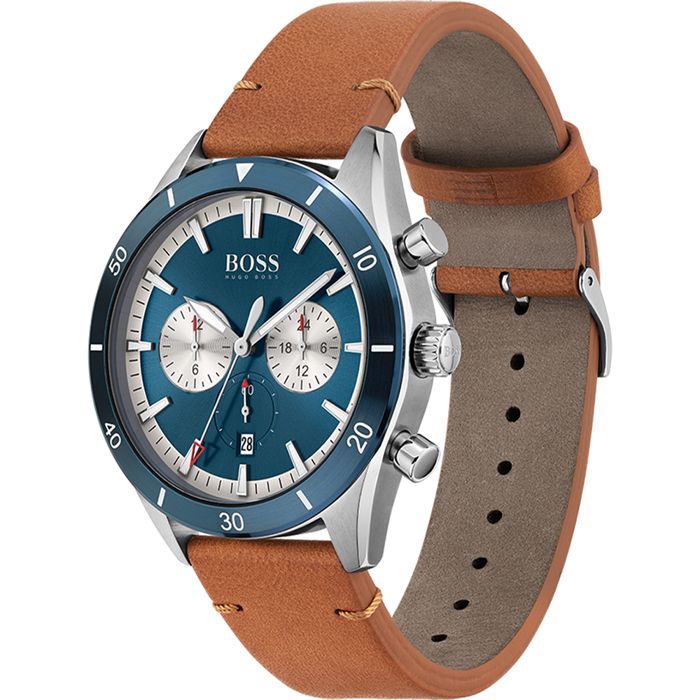 Montre boss marron sales