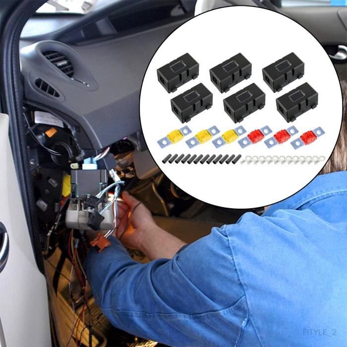 Bloc à Fusibles ANL 8 Points L3 Audio - 300A 12V - Pour Installation Audio Voiture - Fabriqué USA