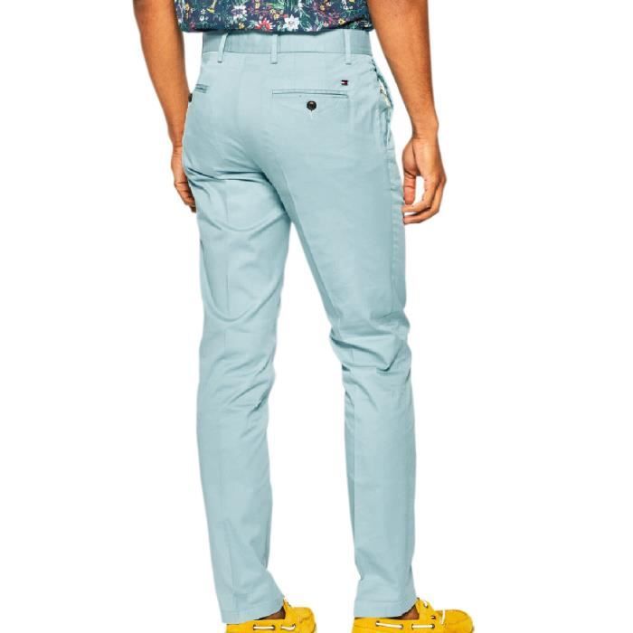 Chino Bleu Homme Tommy Hilfiger Denton Summer Bleu Cdiscount