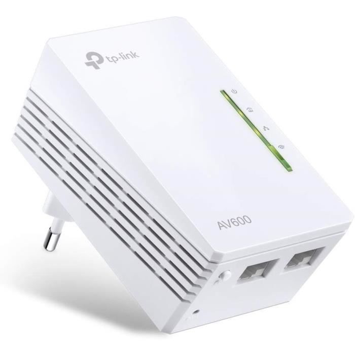 CPL 600 Mbps + WiFi 300 Mbps - TP-Link TL-WPA4220 - 2 Ports Fast