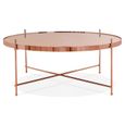 Table basse de salon - ALTER EGO - KOLOS BIG - Couleur cuivre - Rond - Contemporain - Design-2