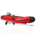 Remorque Chariot de mise à l'eau pour bateaux pneumatiques dériveurs annexes, SUPROD TR260-B-LU, noir/rouge-2