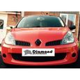 FRONT and REAR logo COVER for Renault CLIO mk3 197 20052008  GLOSS BLACK pair-2