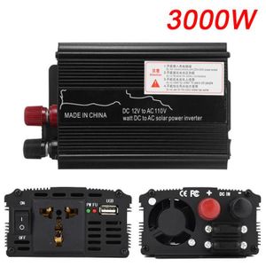 Zerone Onduleur 200/ W DC12/ V /à AC220/ V Onde sinusoidale Pure convertisseur CC /à Ca avec Plus Grande Vitesse de Conversion pour Ordinateur Portable t/él/éphone Portable Lecteur vid/éo