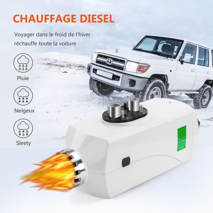 Chauffage d'Air Diesel 5KW 12V - VEVOR - WF5001 - LCD - 5L/1,3 gallons -  Chauffage de Voiture - Cdiscount Jardin