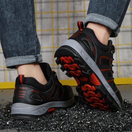 Chaussures De Sécurité Hommes Femmes - Basket Travail Respirante - Embout Acier - Antidérapante Taille 36-48