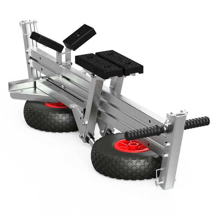 SUPROD Rouleaux De Mise à L'eau Avec Support – Aide Pour Remorque Bateau, Pneus En PU Increvables, RKSID-200-PU 200 Mm