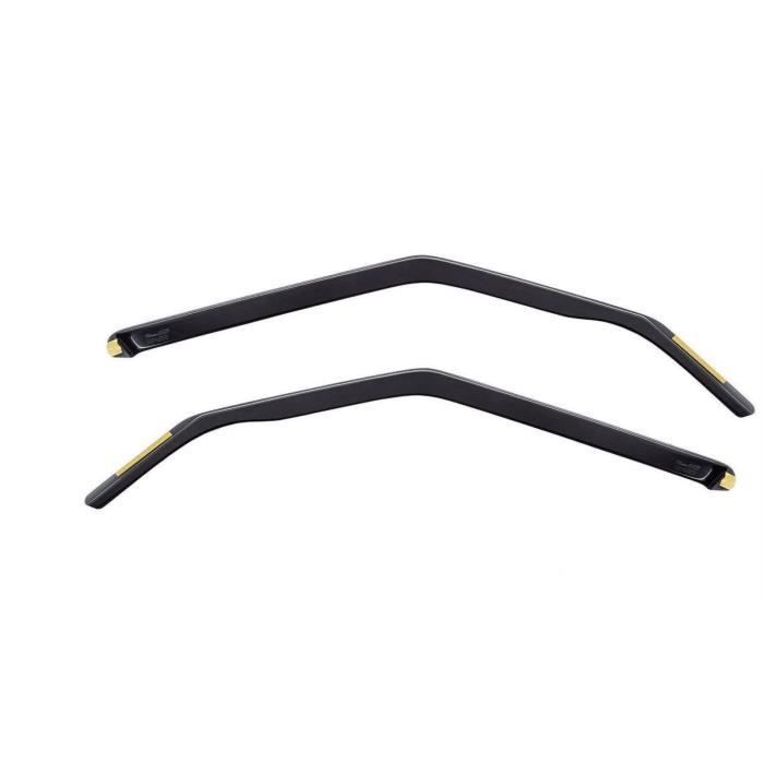 Deflettori D'Aria Antiturbo Per Citroën Berlingo 2 Porte 1997-2002 - Set Di 2, Nero Fumé, Antipioggia E Antivento