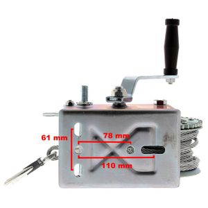 Treuil à Câble, Palan à Câble Manuel