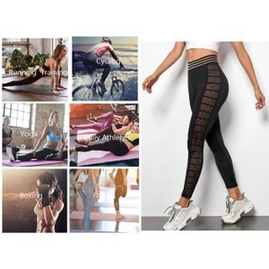 Leggings De Sport Femme Taille Haute Anti-Cellulite - Collants Compression Fitness Yoga Grande Taille