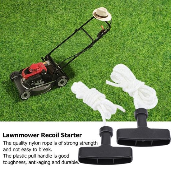 Qualité Lawn Mower STARTER TIRETTE et Démarreur Poignée 4 mm x 2 m