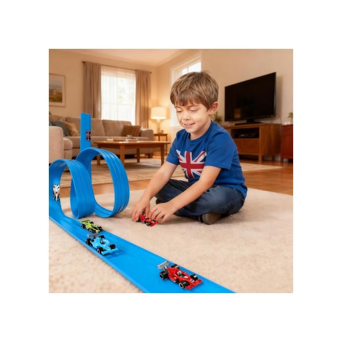 Circuit Voiture Enfant Montessori Puzzle Piste Voiture,Jeux Voies Puzzle Circuit Voiture Avec