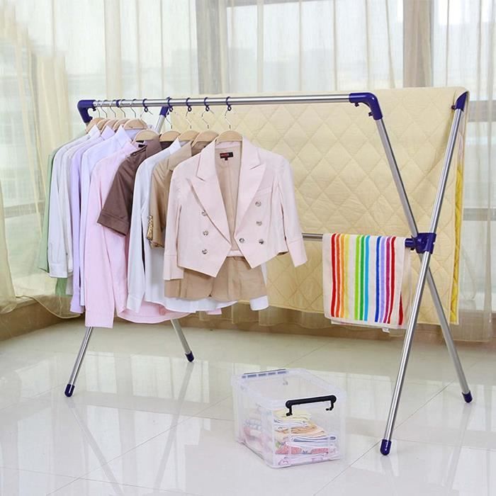 Etendoir a Linge Exterieur Mural Rabatble, Etendage a Linge Pliable